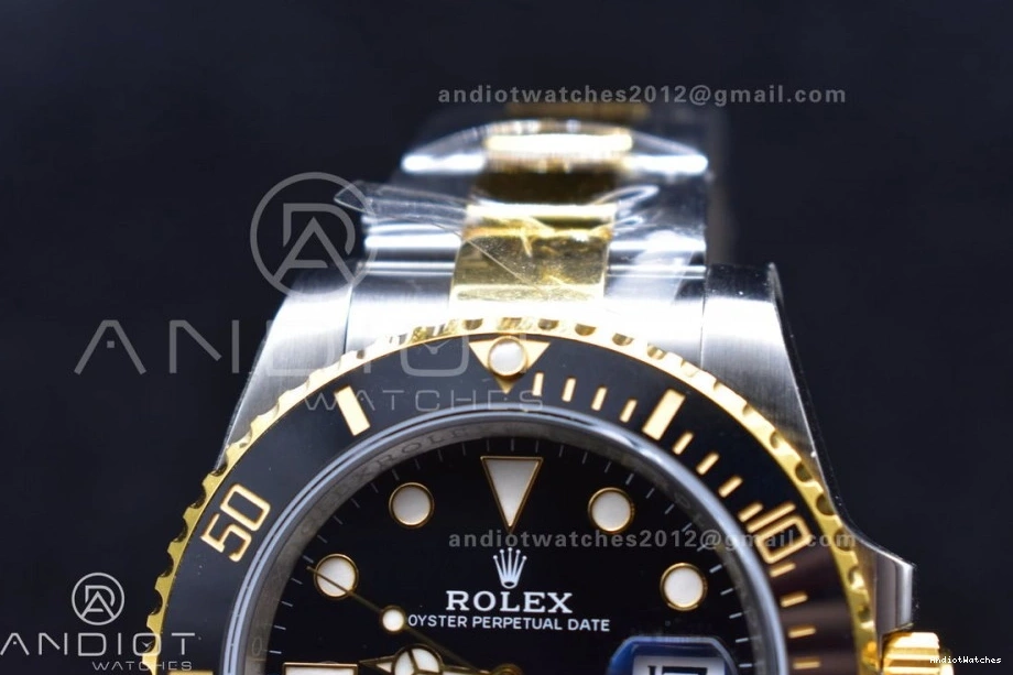 King1:1 Ceramic YG Steel 1131 904L Best Submariner SS Black Edition EasyMatch LN 116613 1005